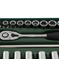 Repair hand tool box 33Pc. 3/8" Dr. Socket Tray Set